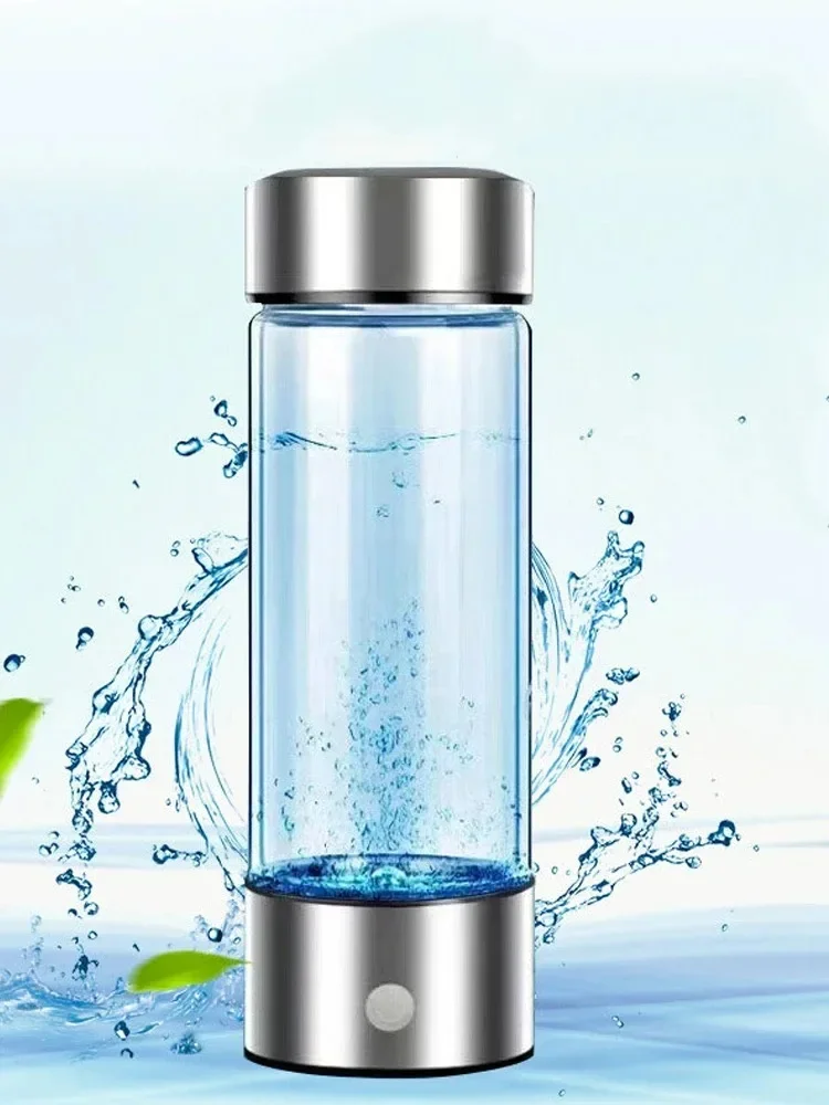 420 ml Reichhaltiger Wasserstoff-Sauerstoff-Wasserbecher H2-Generatorflasche Alkaline Maker Ionisator-Flasche Super Antioxidant Titan-Qualitätsfilter