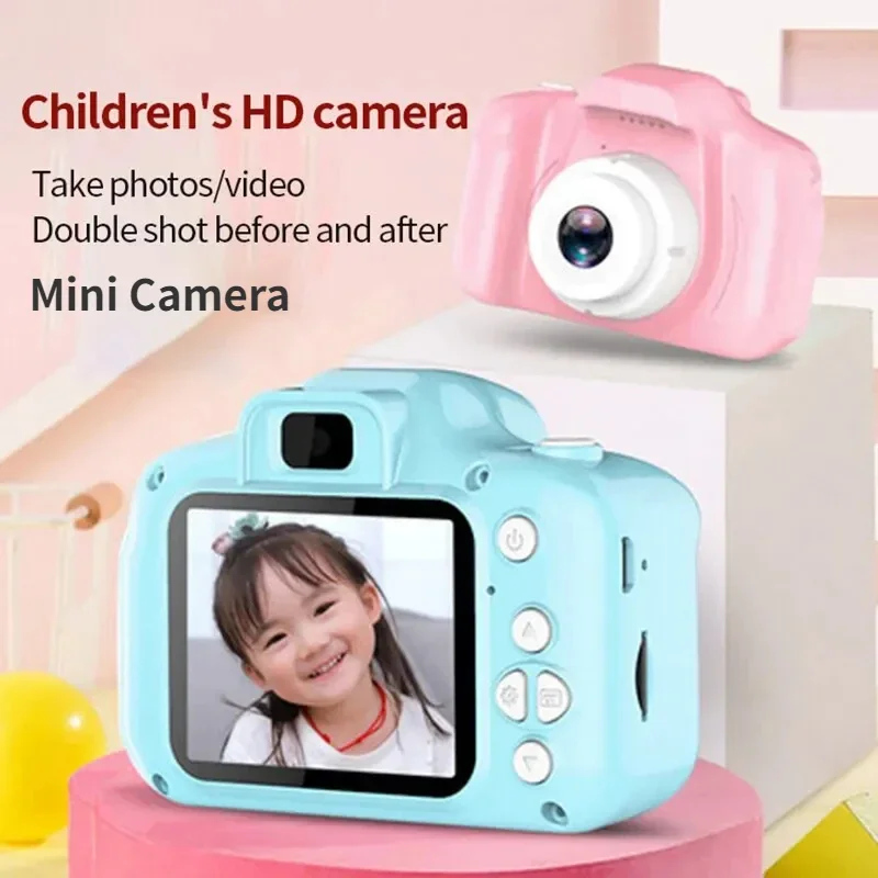 X2 Children Mini Digital Camera Can Take Pictures HD Video Kids Projection Video Camera Children Birthday Gift Kids Toys Gifts