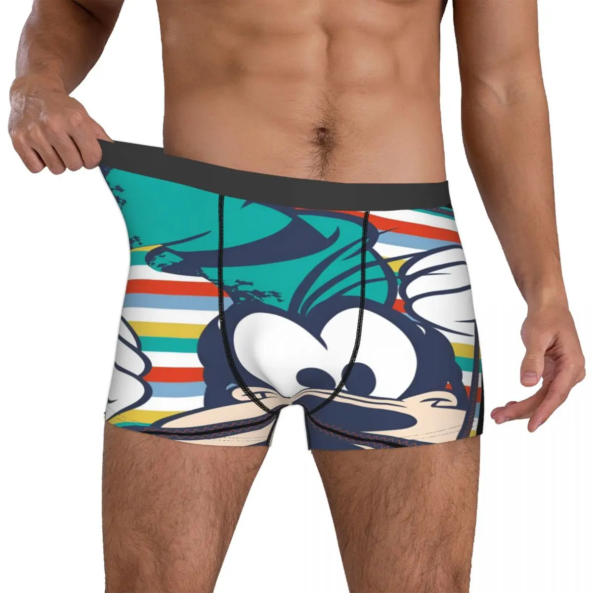 

Мужские трусы-боксеры G-Goofyes с забавным принтом, дышащие, мультяшные, индивидуальный дизайн