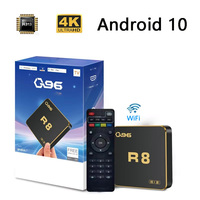 Q96 R8 Android 10 TV box WiFi 4G Android TV box HD 4K Smart TV Allwinner H313 Quad Core 3D tv media player set-top box