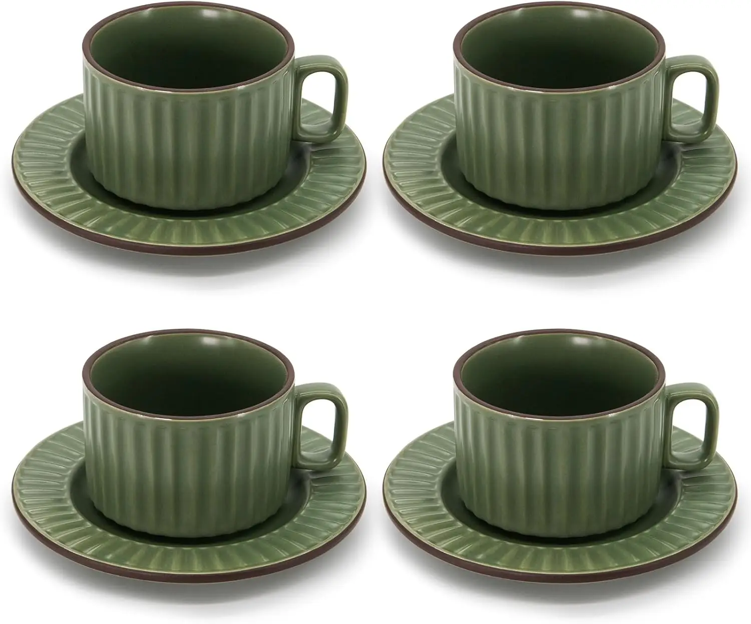 Set Of 4 Ceramic Co…