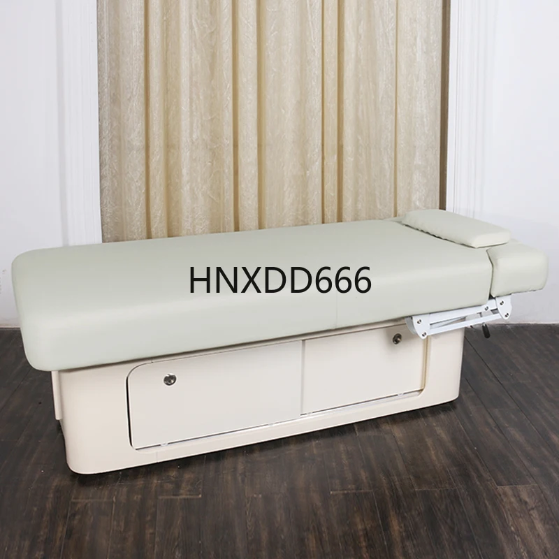 

Solid wood massage bed latex heated beauty bed