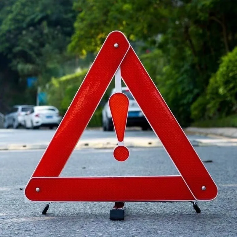 KOOJN trípode reflectante para coche, señal de advertencia para coche, señal de estacionamiento, herramienta de emergencia de seguridad, señal de estacionamiento de peligro de fallo