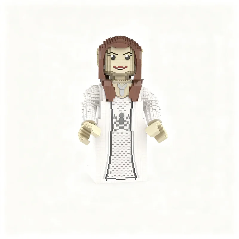 

2645PCS MOC Fantasy Movie Maxi Figure White Arwen Model DIY Creative Ideas Assembly Building Blocks Birthday Gift Display Set