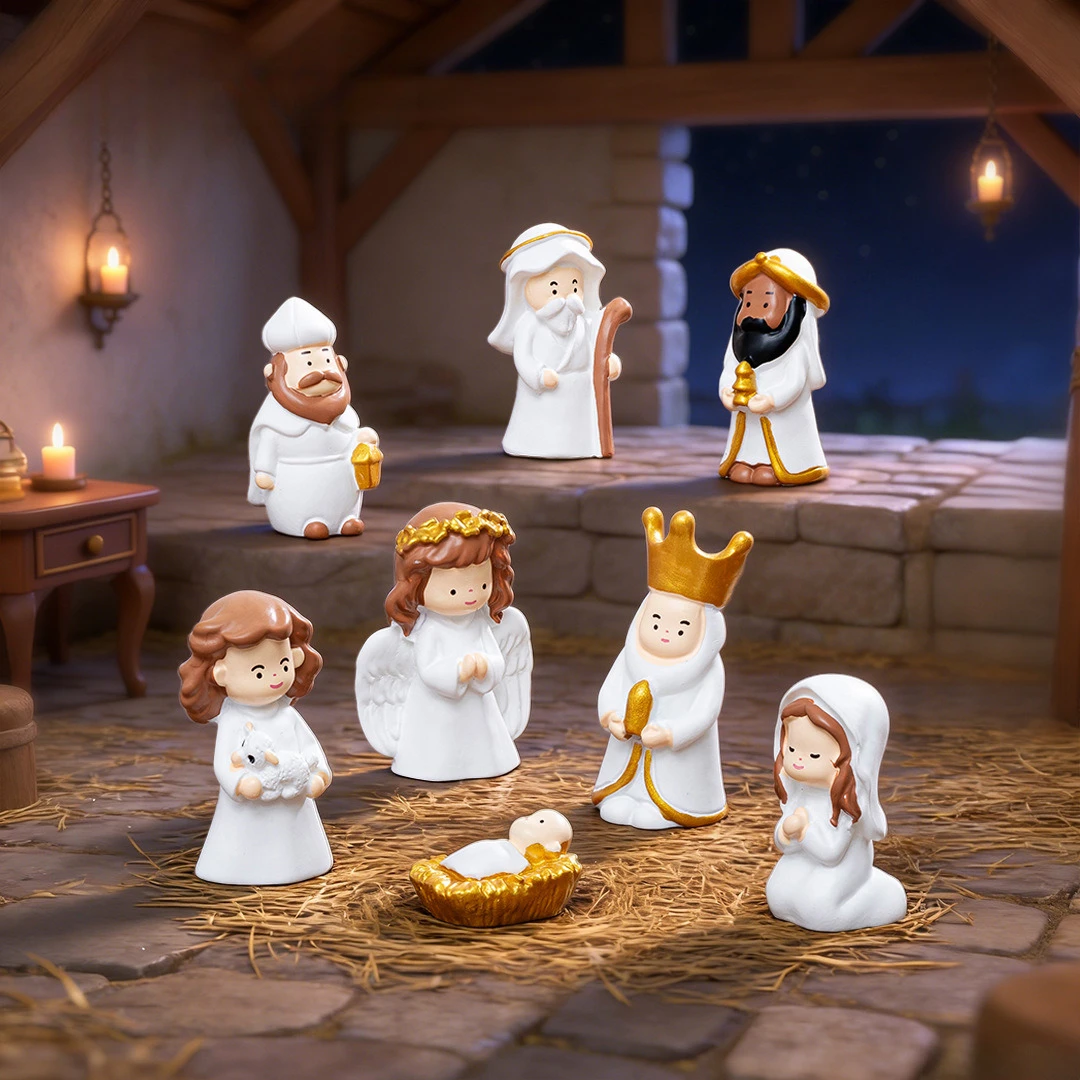 

100pcs Wholesale 3D Resin Mini Charcter Baby Angel Home Decoration Desktop Oranment DIY for Dollhouse Accessories