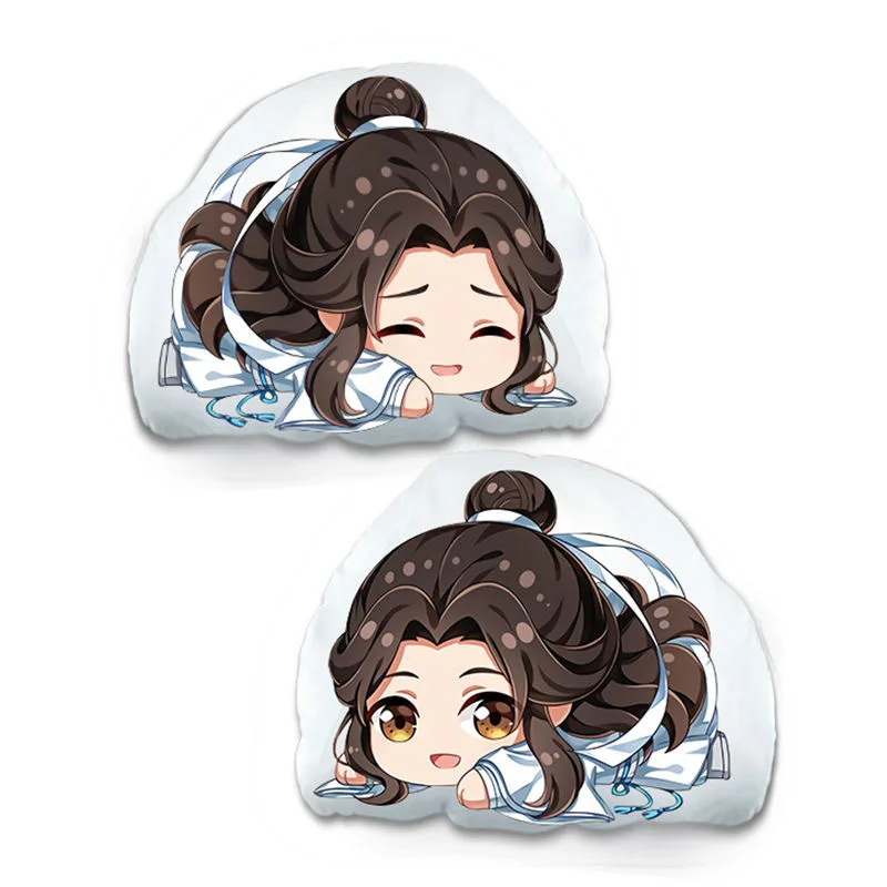 Tianguan Blesses the Flower City Around, Xie Liantong anime Q Version Doll Throw Pillow, Sanlang Diffuse Print Shaped Pillow