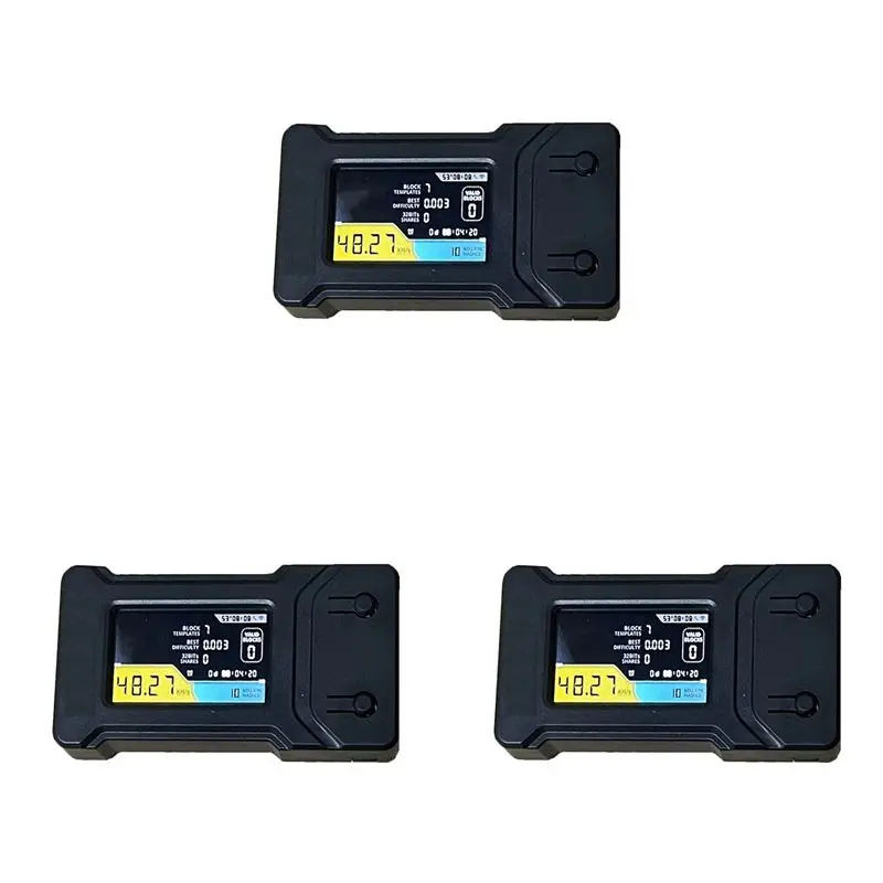 

Интеллектуальный криптомайнер Exquisite-3X Nerdminer V2 56K с T-дисплеем, хешрейт 56K/S, для соло-майнинга BTC, машина для майнинга Bitcoin, машина для лотереи BTC