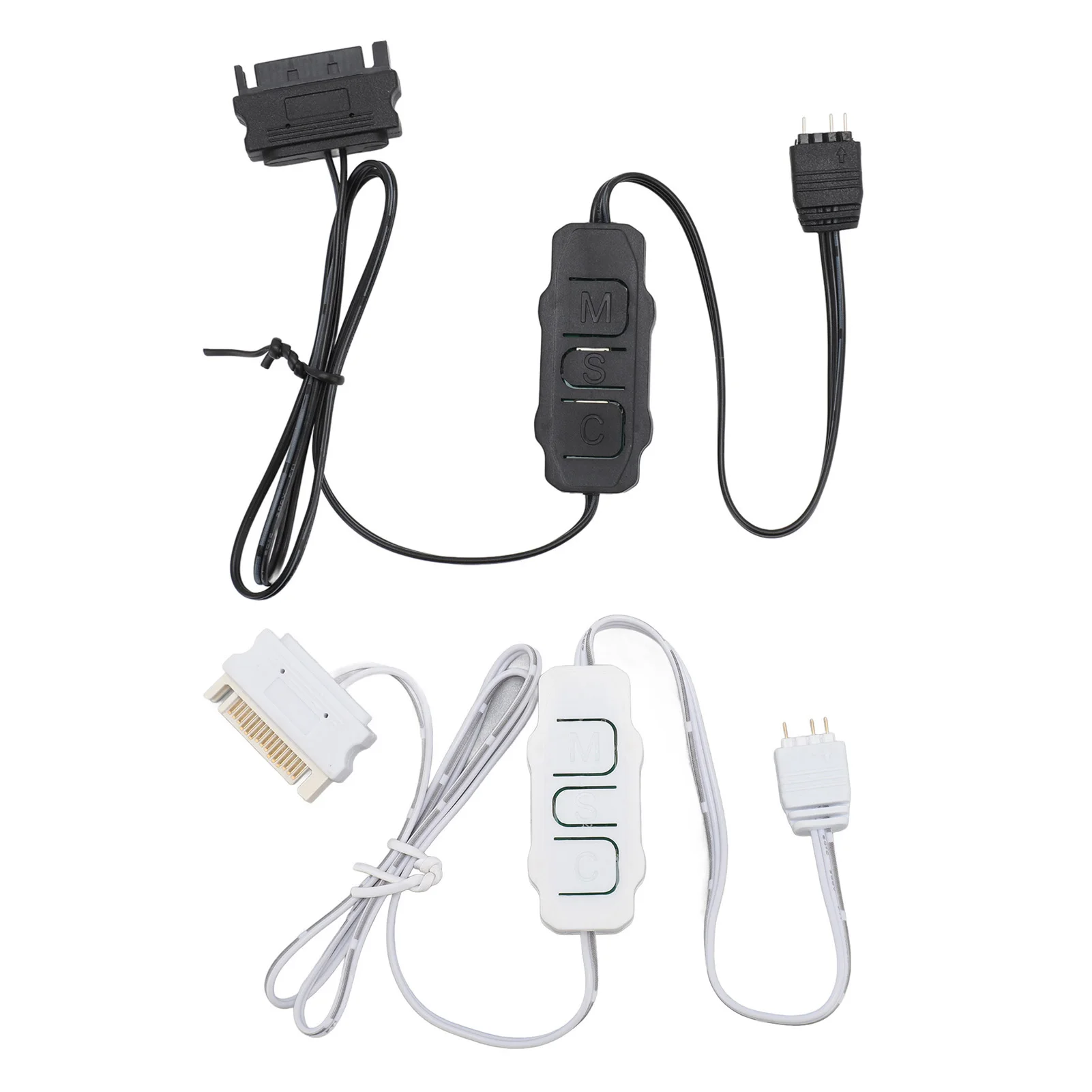 

1Pc ARGB PC Fans Controller 5V 3 Pin SATA Power Supply ARGB Light Stripe Remote Controller for PC Fans Coolers DIY ARGB Devices