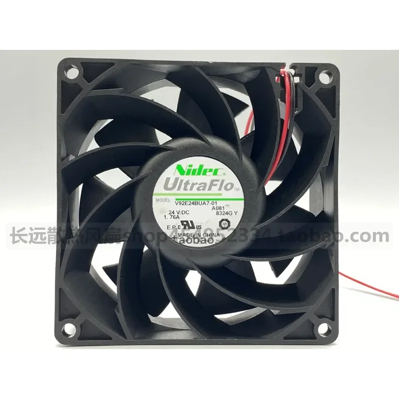 for Nidec V92E24BUA7-01 24V 1.76A 9038 Inverter Booster Cooling Fan Original Replacement High Performance Quiet Operation