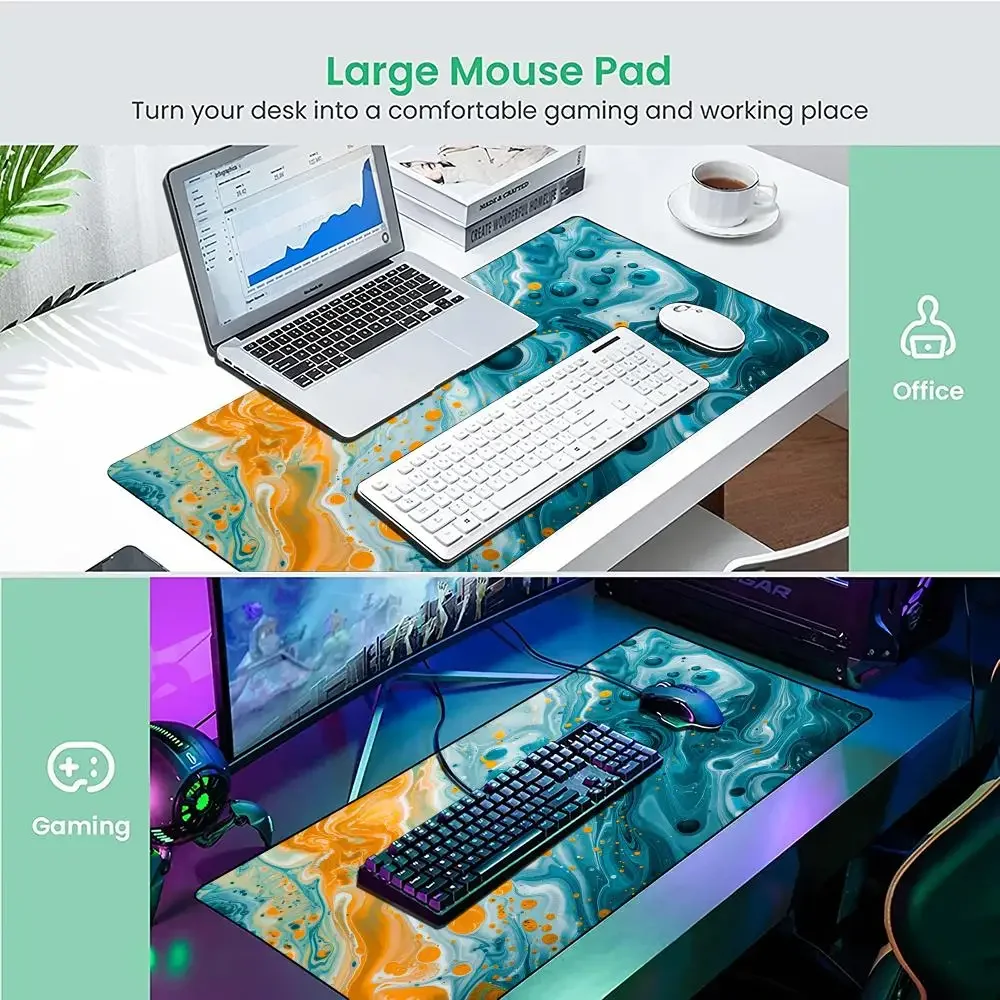 Abstract Fluid Gaming Mouse Pad Desk Gadgets Mouse Mat Office Accessories Mousepad Xxl Mouse Carpet Computer Mat Gaming Setup