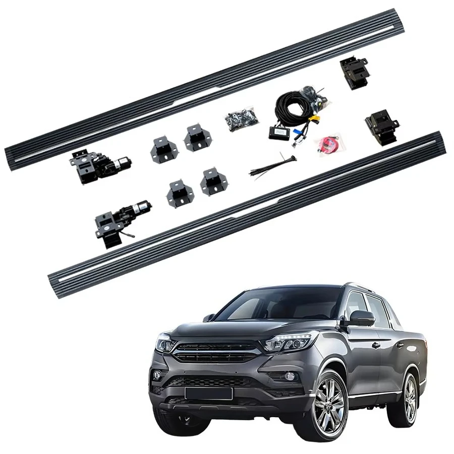 

Wear Resistant Waterproof Thickened Aluminum Automatic Electric Power Side Step Running Board for Ssangyong Khan 2020+