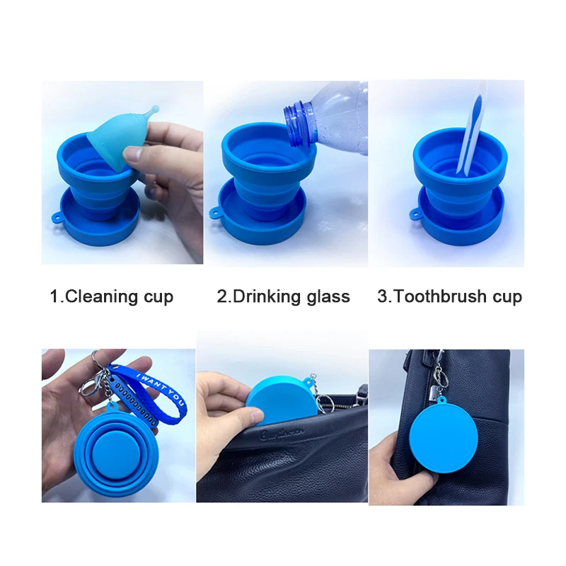 Menstrual Cup Medical Grade Silicone Reusable Sterilising Women Period Cup