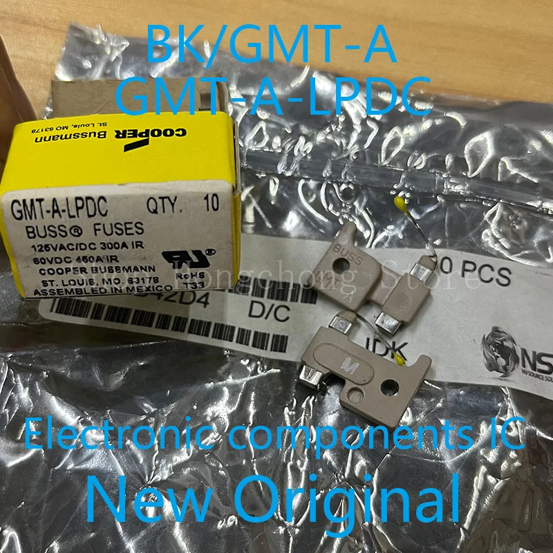 

Новый оригинальный GMT-A-LPDC GMT-A BK/GMT-A GMTA Cooper BUSSMANN держатель предохранителя аксессуары 125 В переменного/постоянного тока 300 А 60 В постоянного тока 450 А 1 шт.