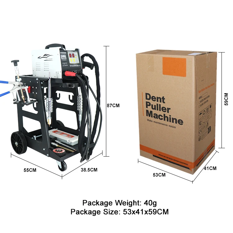 F90E5 Auto Body Dent Repair Machine Dent Removal Spot Welder 110V/220V/380V Dent Puller