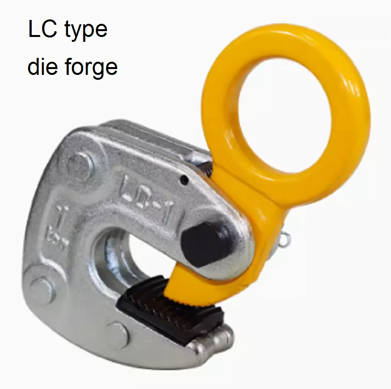 1T  LC HLC type steel plate horizontal clamp steel sheet board lifter clip grip claw auto dismantle tool