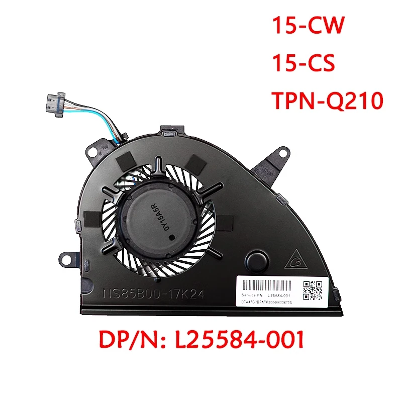 New Original For HP 14-CE 15-CS 15-CW TPN-Q210 TPN-Q207 Laptop Cooling Fan Cooler Fan Radiator L25584-001 L25585-001 L26367-001