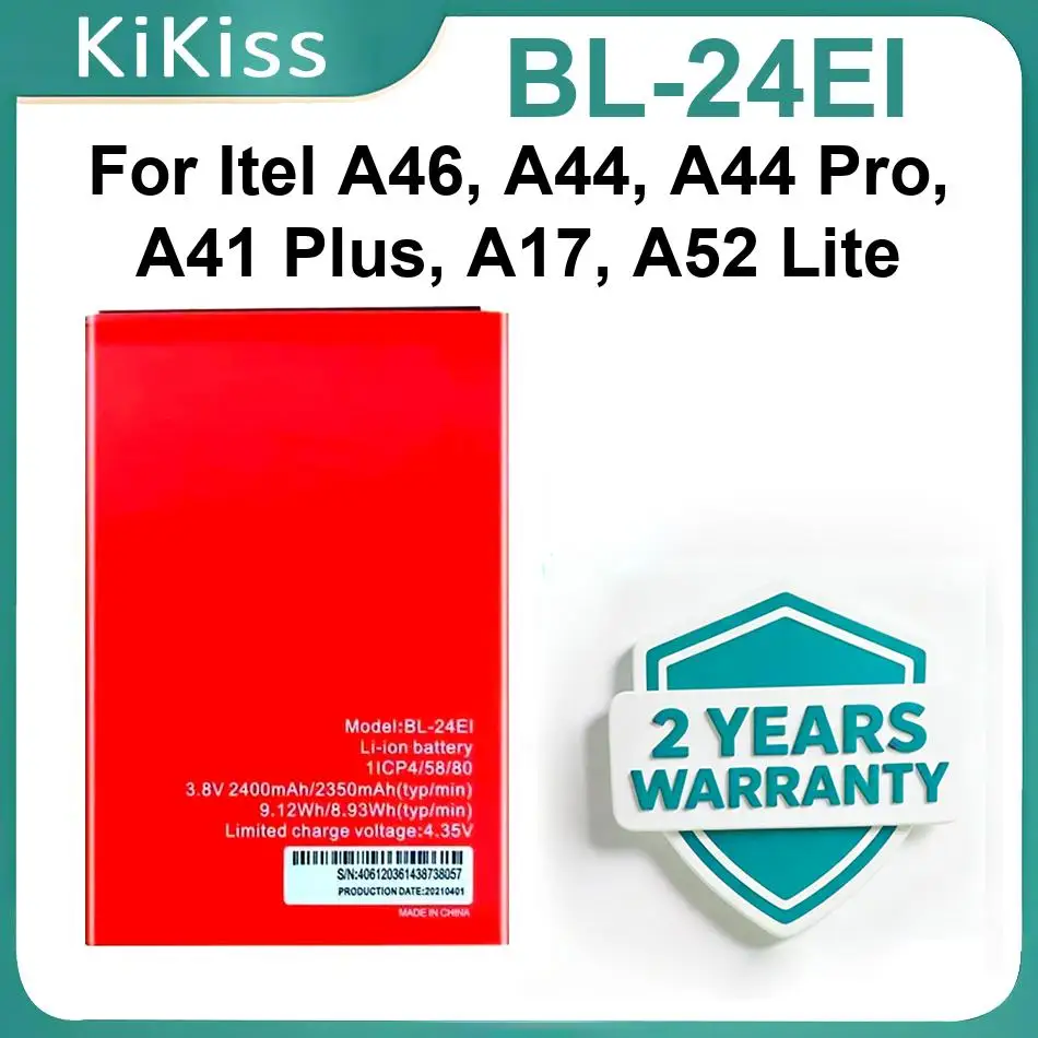 

Аккумулятор для мобильного телефона BL-24EI для Itel A46 L5503 A44 Pro A41 Plus A17 IT1508 S13 A52 Lite, новые батареи