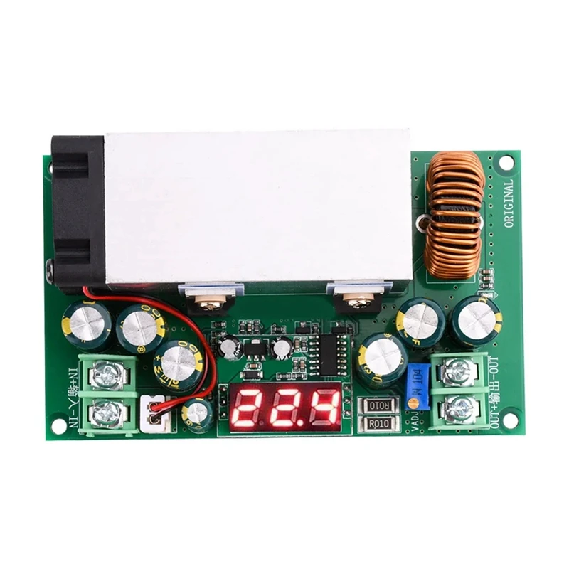 DC-DC High Power 600W Adjustable Step-Down Power Supply Module With Voltage Display 12V-75V To 2.5V-50V Buck Converter Durable