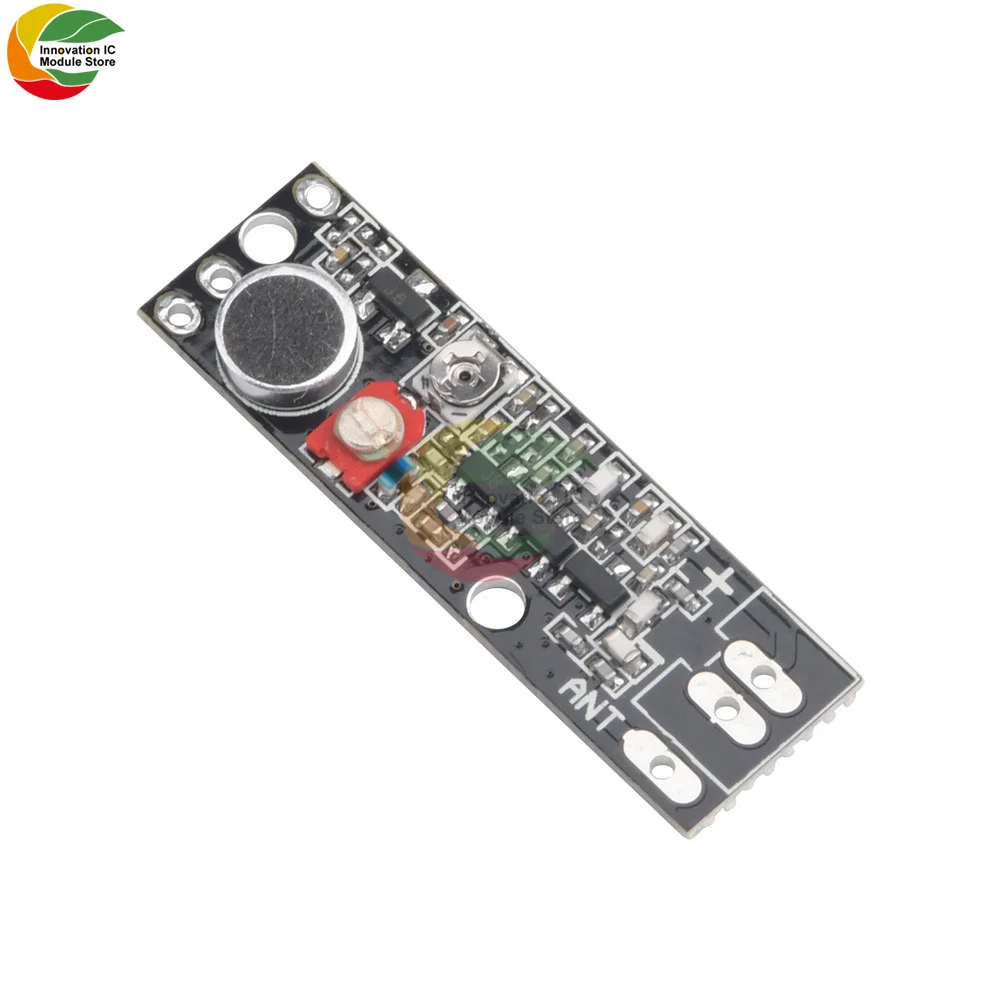 ZIQQUCU FM Transmitter 1W High Sensitive Transmitter Circuit Board Radio Broadcast Wireless Microphone Module PCB Amplifier