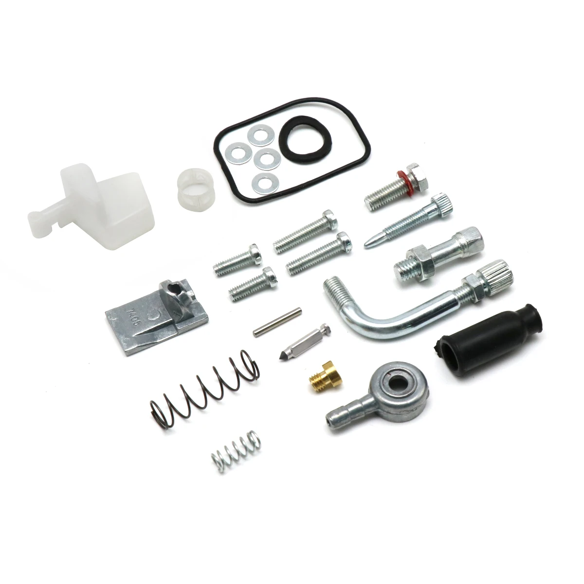 ZSDTRP For Dellort SHA 12.12 Carburetor Repair Kit Float Needle Valve Screw Spring Fibre Seal Pilot Main Jet For PHBH PHBL PHBE