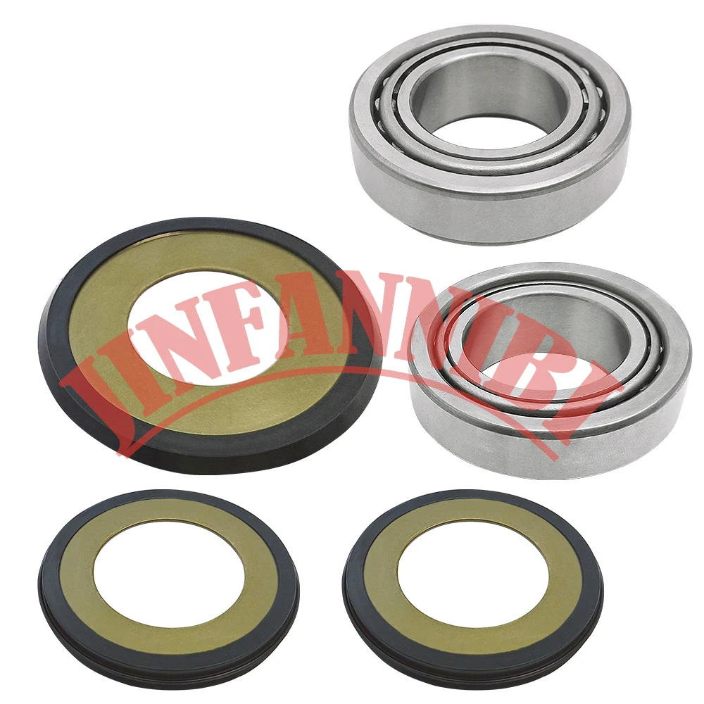 For Suzuki RM125 RM250 RMX250 1991 1992 Steering Stem Bearing Seal Cover Kit