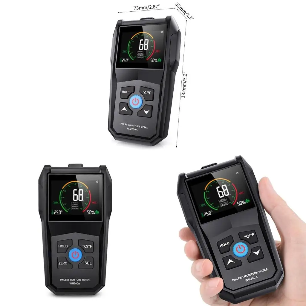 

Moisture Meter Moisture Meter Moisture Meter with Alarm Function Used to Measure Wall Softwood Hardwood
