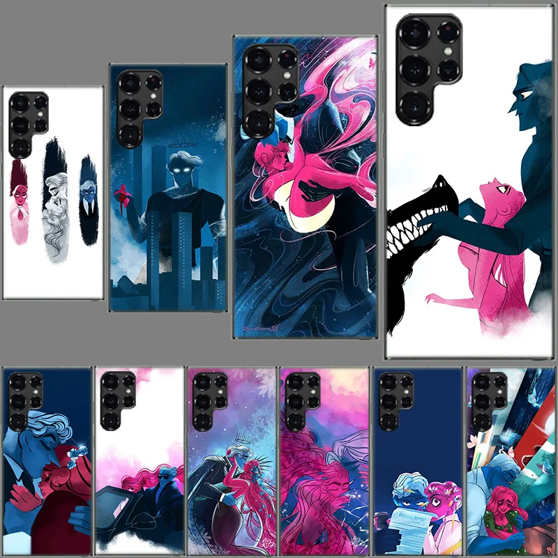 Lore Olympus Phone Case For Samsung Galaxy S24 S23 S21 S20 FE S22 S26 Ultra S25 Edge S10 Plus Cover Clear TPU Capa Shell Coque S