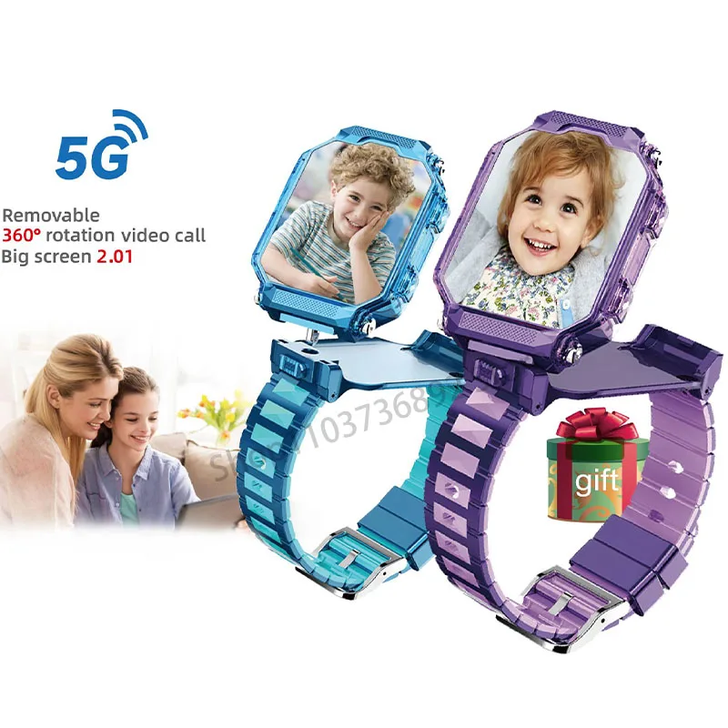 All network connected children's phone watch with card insertion intelligent positioning, waterproof for middle