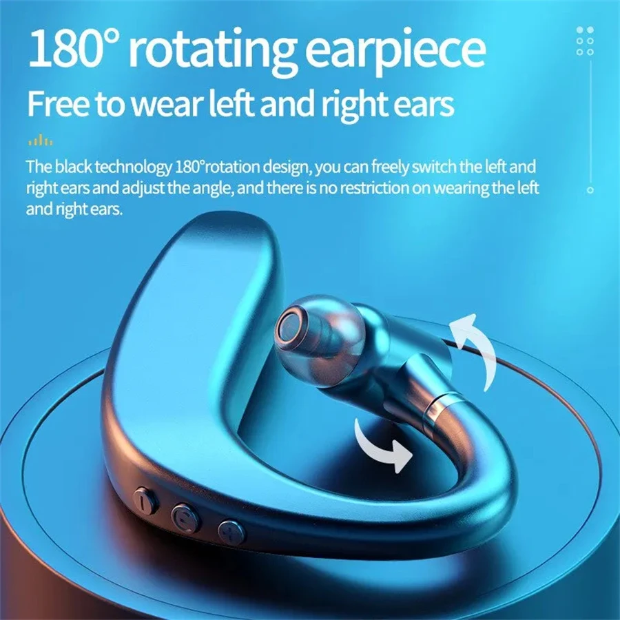 Wireless Bluetooth Headset Single Earplug Long-lasting Business Earphone Left and Right Ears General Headphons for Mobile Phones image 4