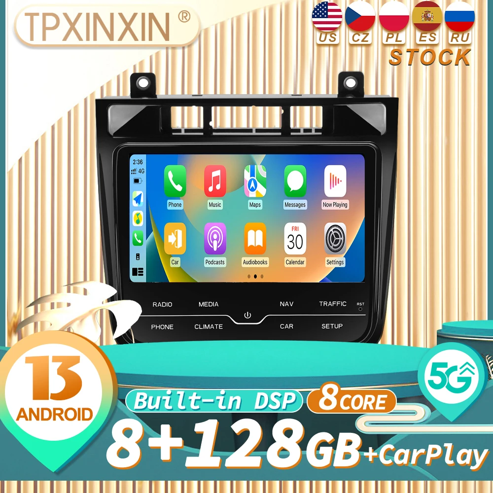For Volkswagen Touareg 2011~2018 Android Auto Carplay Car Radio Automotive Multimedia Stereo Player GPS Navigation Head Unit