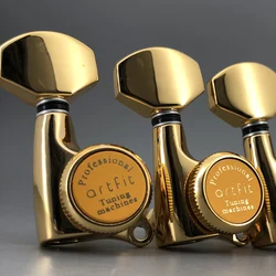 Guitar Locking Deluxe Machine Head Tuners Tuning Pegs SG Series Gold Finish Right Hand Left Hand Available