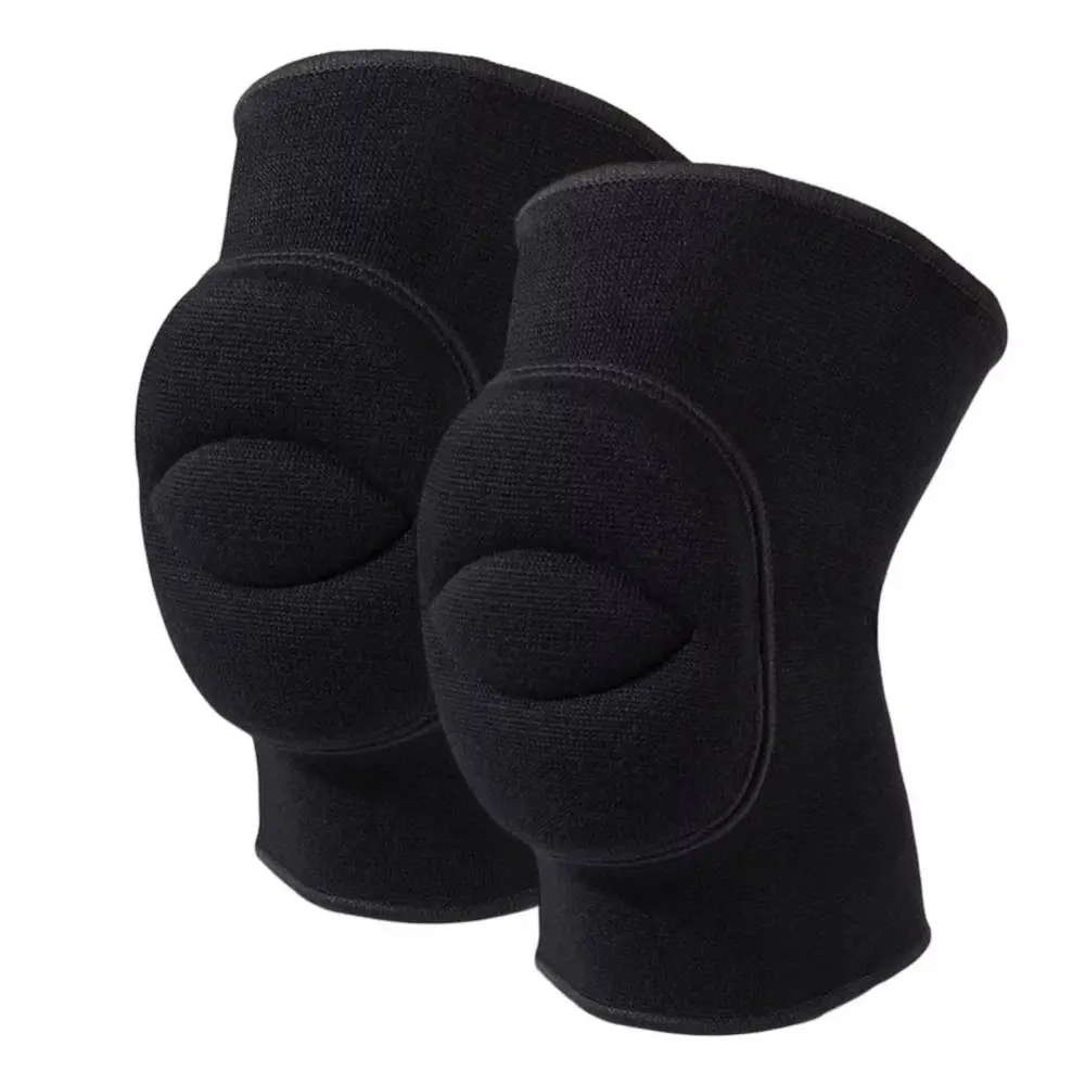 1 Pair Thickening Sponge Sports Knee Pads Anti Collision Brace Support Dance Knee Pads Yoga Soft Elastic Knee Pads Runner