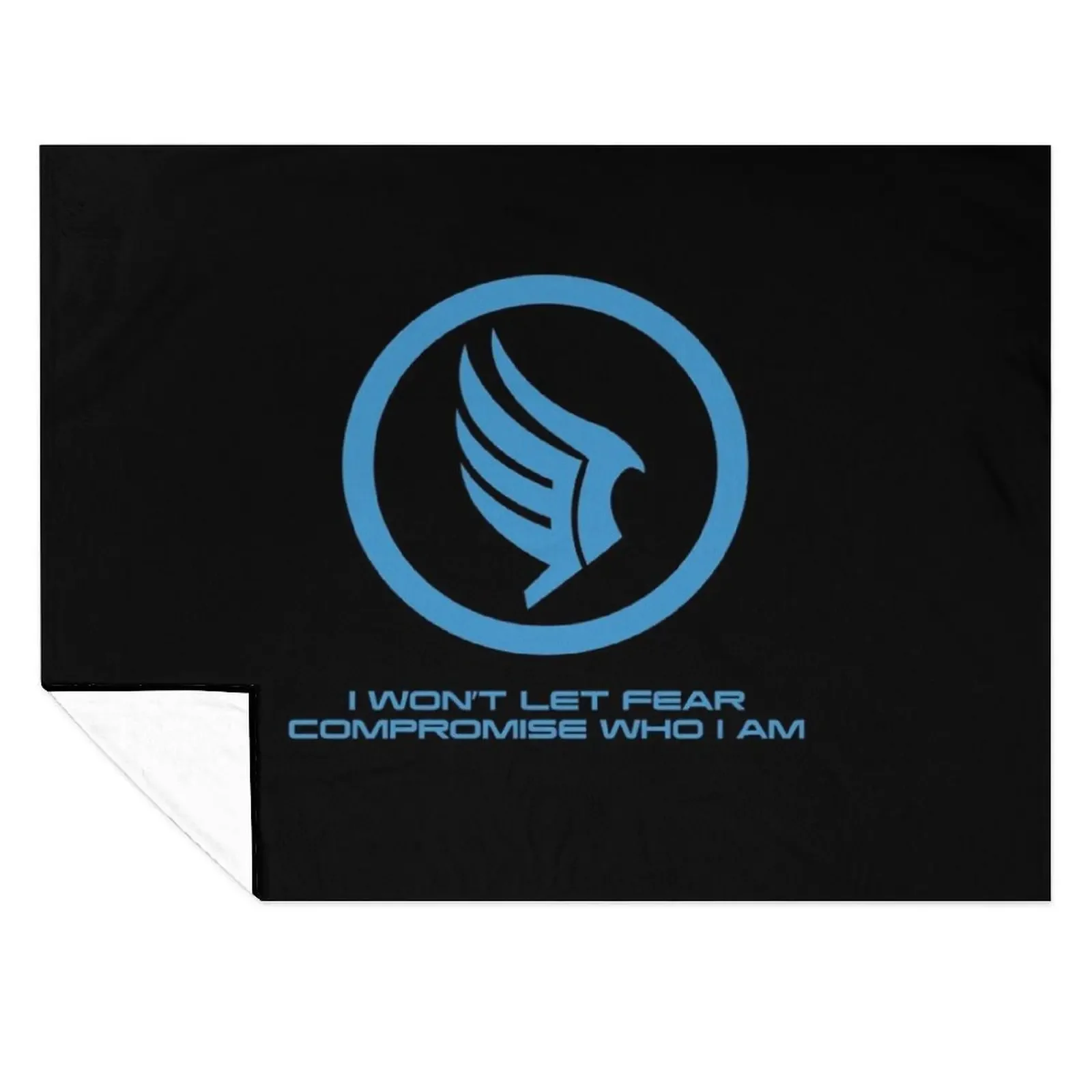 

Mass Effect Commander Shepard Paragon Quote Throw Blanket warm for winter Blankets For Sofas funny gift Furry Blankets