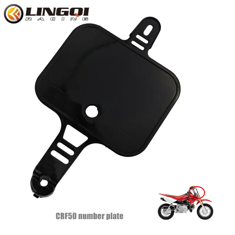 LINGQI  CRF50 Number Plate Dirt Pit Bike Name Cover Motorcycle Fairing Kit for CRF 50 Fender Plastic Motocross Spare Parts