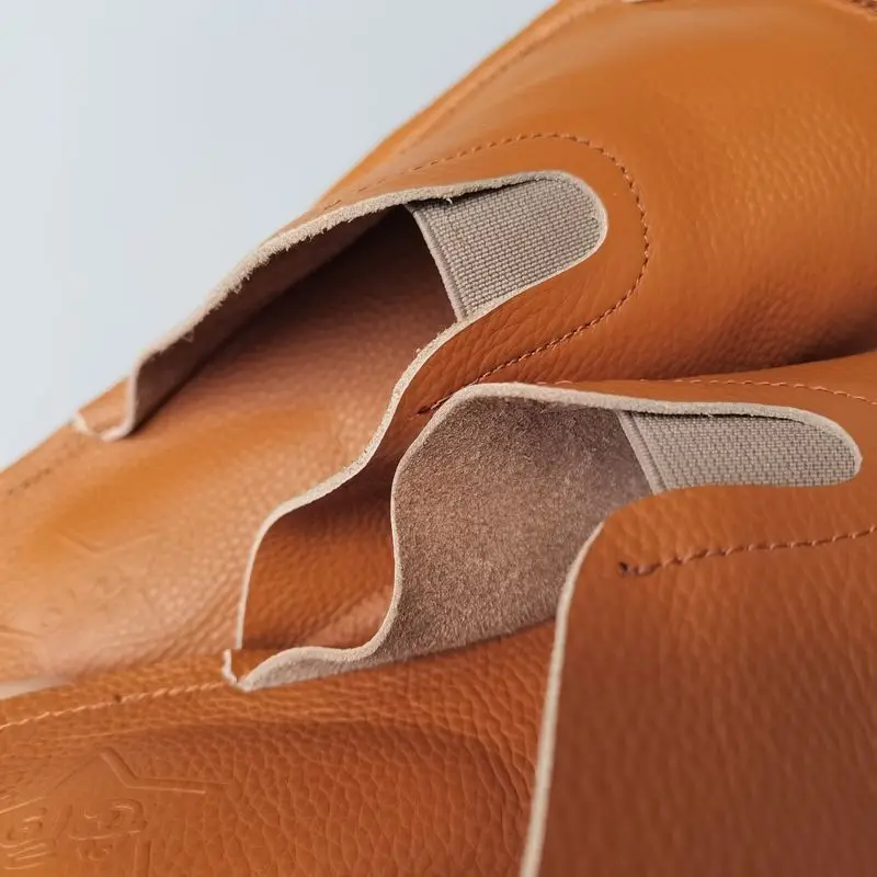 

Мужские и женские тапочки из натуральной кожи, из коровьей кожи, плоские, с мягкой подошвой, унисекс, летние.