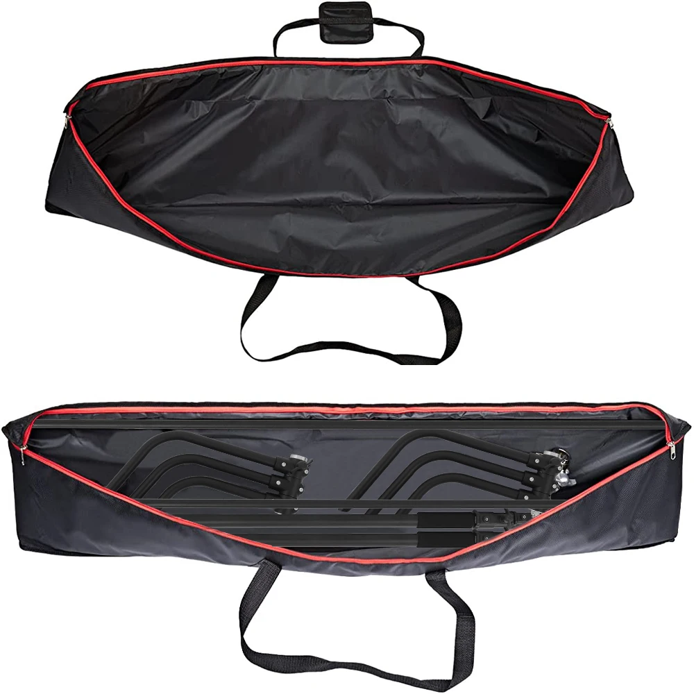 SH 2.6M/3.3M وعاء من الستانليس ستيل الأسود القرن طوي ضوء حامل ترايبود ماجيك الساق التصوير C-حامل ل بقعة ضوء ، سوفت بوكس