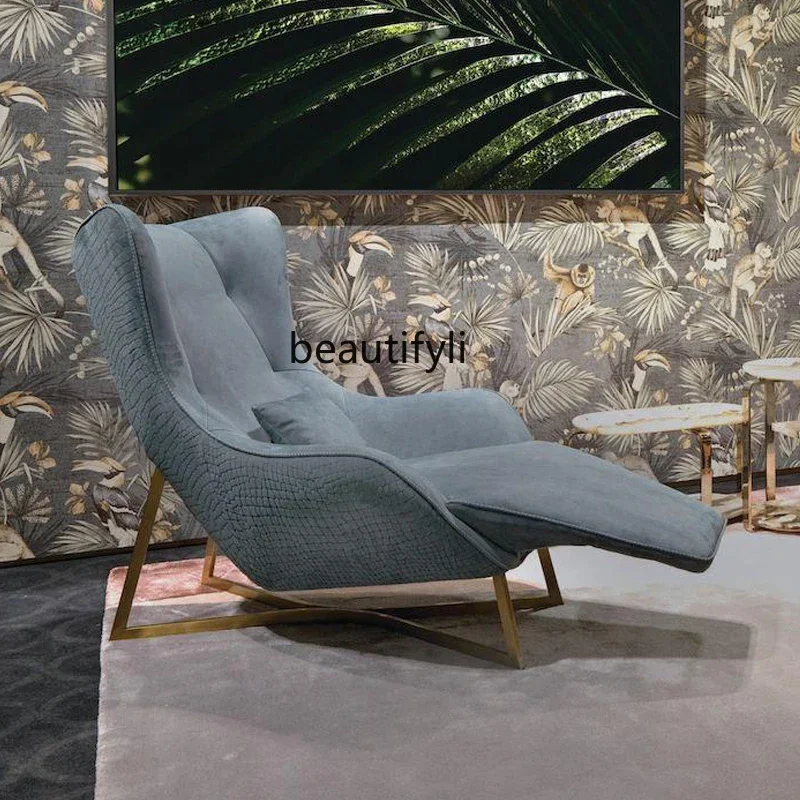 02 Italian-Style Light Luxury Leather Couch Large Flat Living Room Recliner Executive Chair