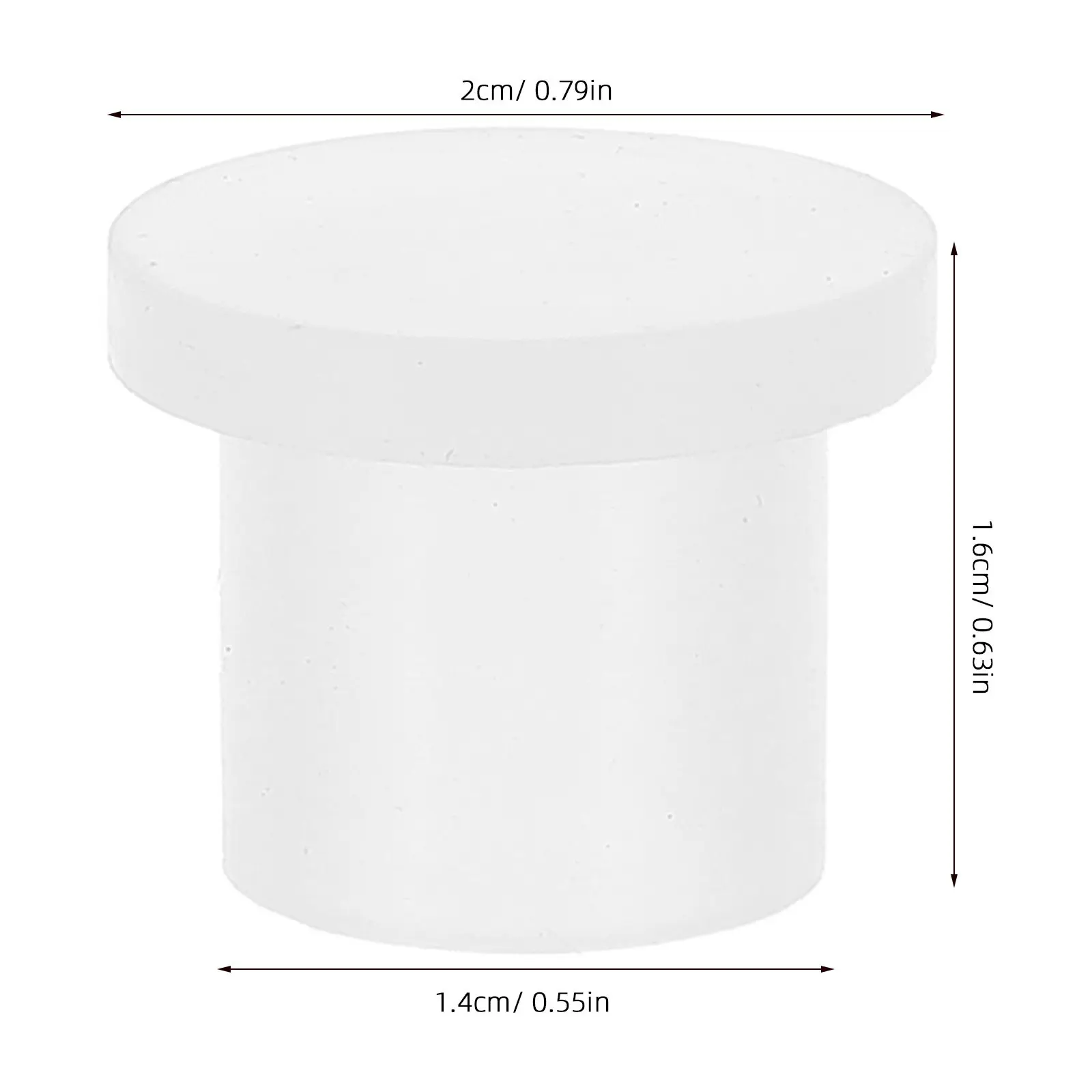 10Pcs Vacuum Insulated Lunch Box Accessories Silicone Seal Plug Leakproof Vent Sealing Stopper for 14Mm Hole Airtight Food