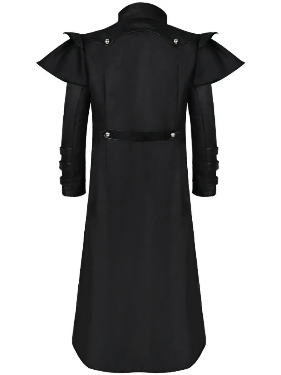 Nuovo loween Abito da banchetto di corte medievale Cappotto lungo diviso con cerniera Costume da performance sul palco Abbigliamento etnico Faion da donna