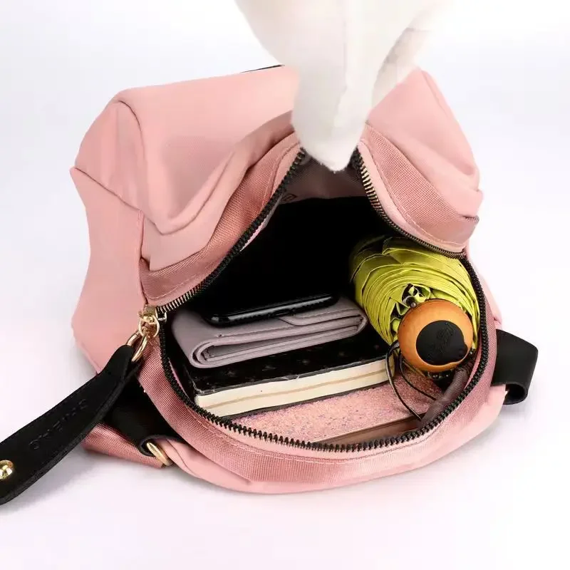 2024 New Nylon Wide Strap Crossbody Bag Vento Marea Shell Small Shoulder Bag For Women Quality Soft Waterproof Cross Body Purses