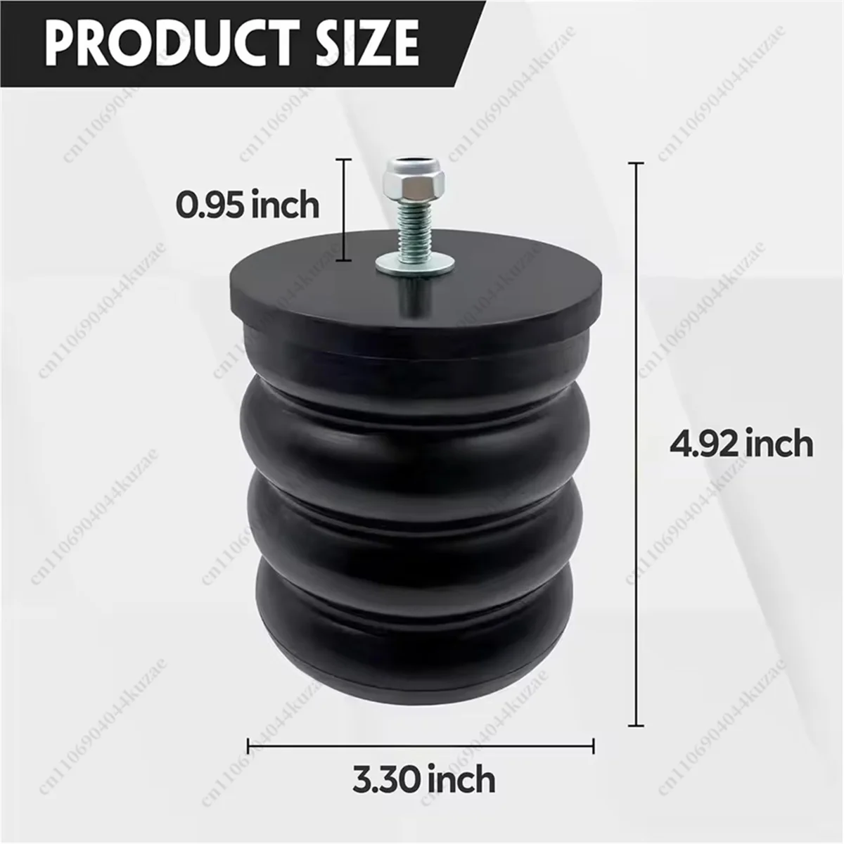 M49K SSF-106-47 Front Air Helper Spring, Fits Ford and Mercedes-Benz