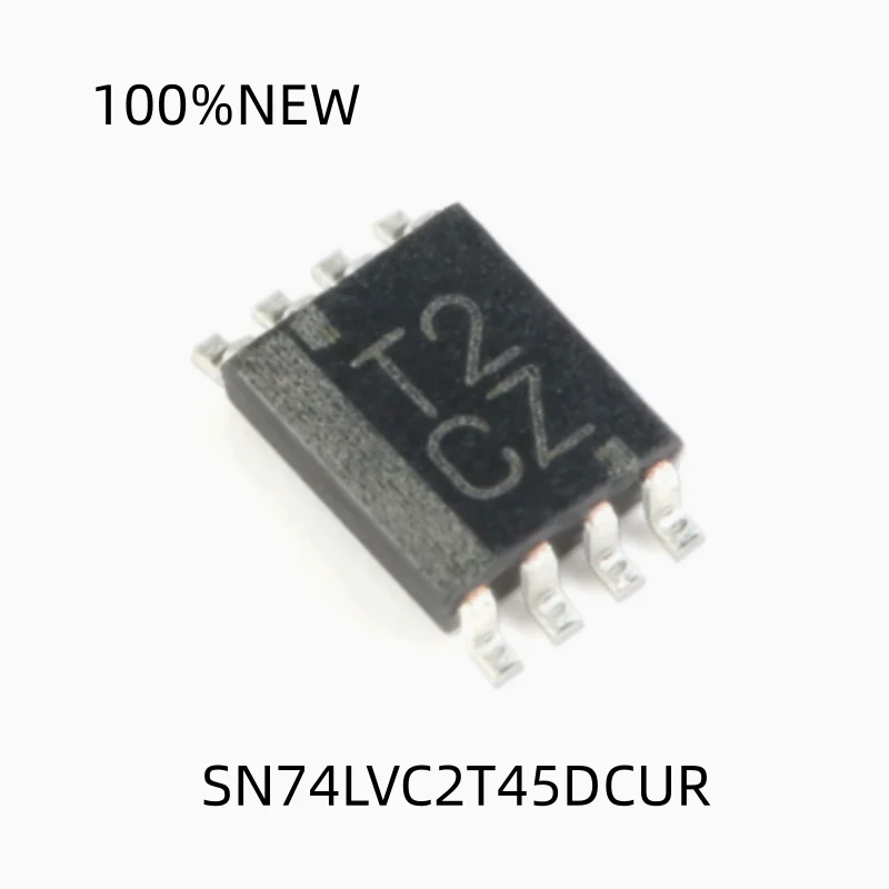 (20 Pieces) 100% New Sn74Lvc2T45Dcur Silk Screen T2Cz Ct2R Package Vssop-8 Voltage Conversion Tri-State Output 2-Bit Dual Power Bus Transceiver Chip