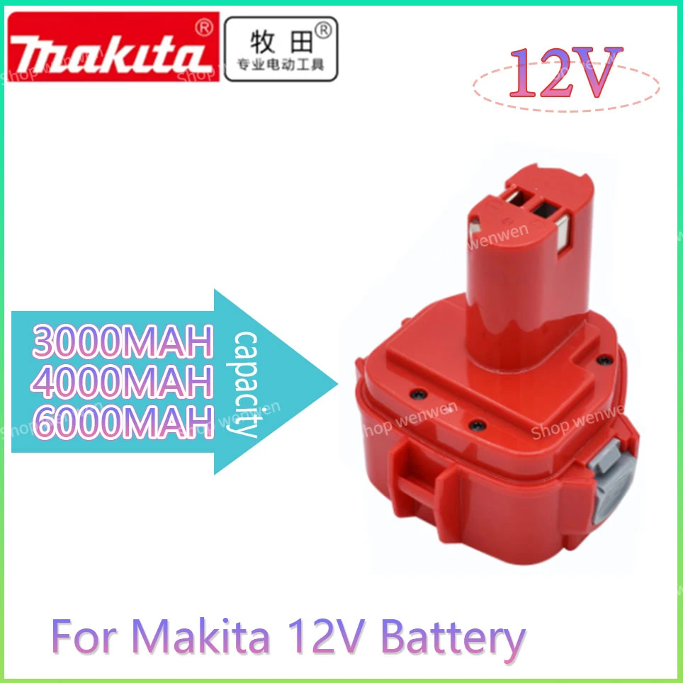 

100% Original Makita 12V 3000mAh/6000mAh Replacement Power Tool Battery for Makita12V Battery PA12 1220 1201 1222 1223 1233 1235