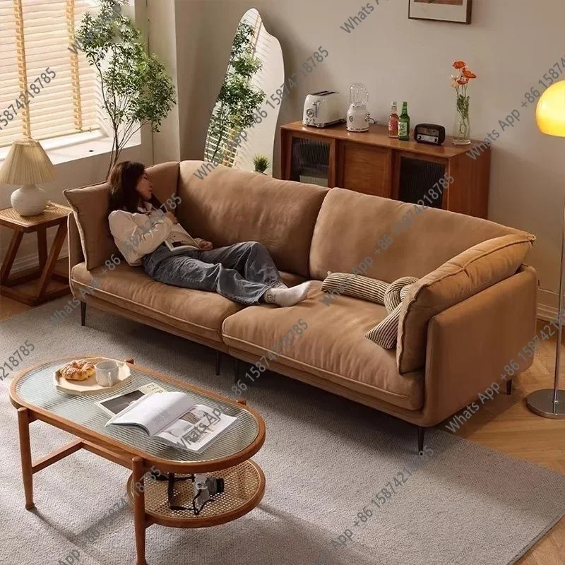 

N64 L Couch Puffs Living Room Sofas Comfortable Create Designer Modern Living Room Sofas Individual Loveseat Muebles Home Furnit