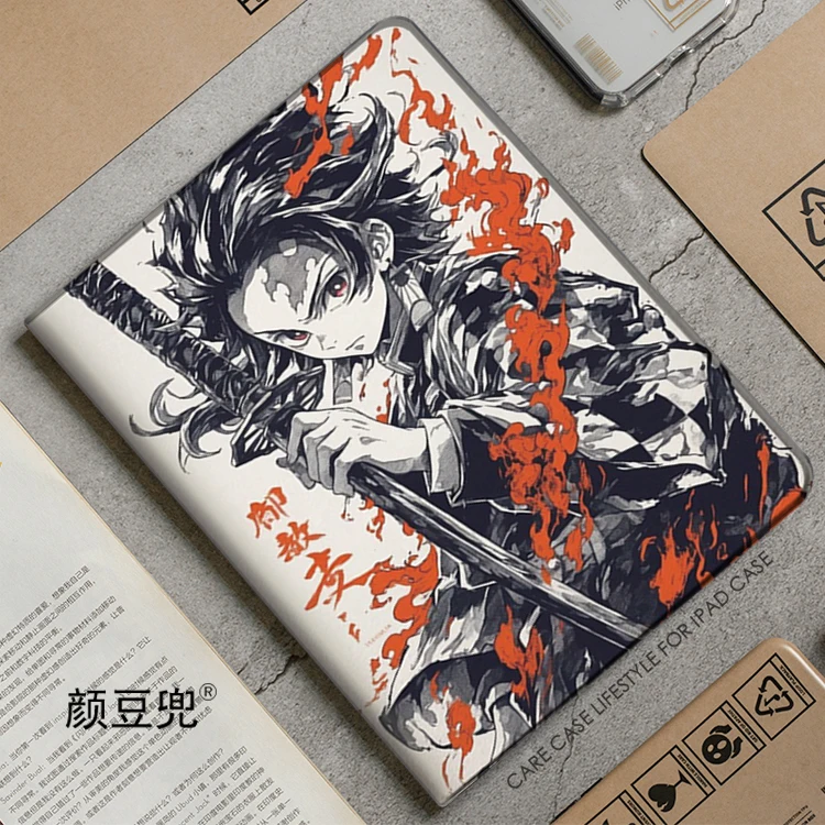 Kamado Tanjirou-Coque de protection en silicone pour iPad, Anime, Air 4, 5, Mini 5, 6, Pro 12.9, 11, 10e, Pro13, A2681, Luxe