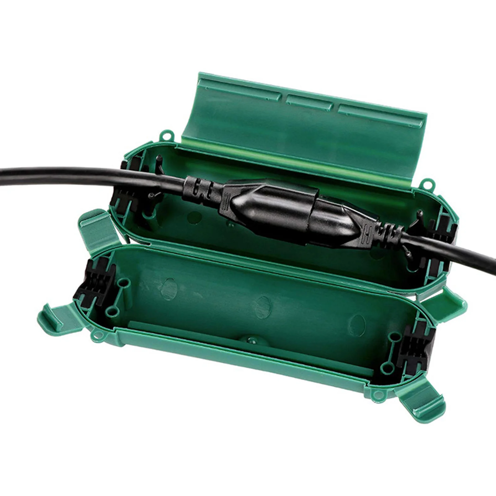 Electrical Connection Box Extension Cord Safety Cover Double Closure Good  for AWG 12 14 16 Wire Cable Safety Junction Box