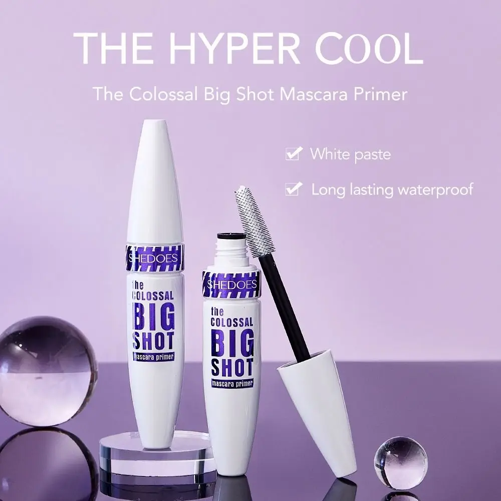 Waterproof White Eyelash Primer New 15ml Eye Makeup Tool Eyelash Base Cream Anti-Smudge Thicken Mascara Cosmetic