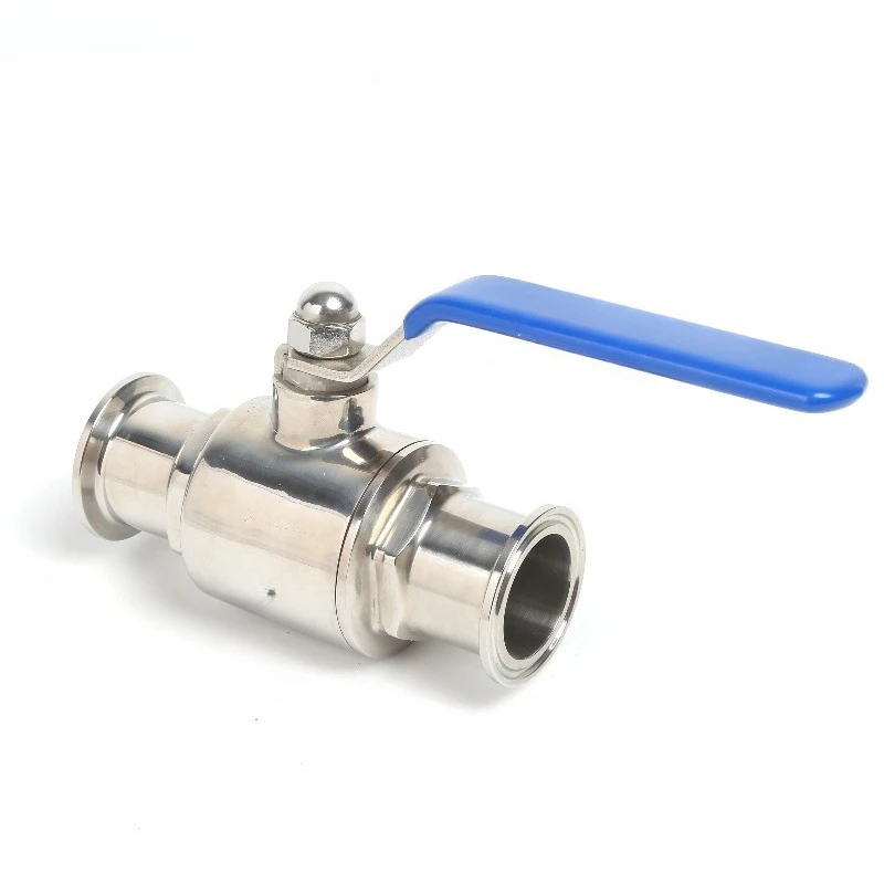

Hygiene food grade ball valve high pressure pneumatic manual pipe long handle ball valve stainless steel