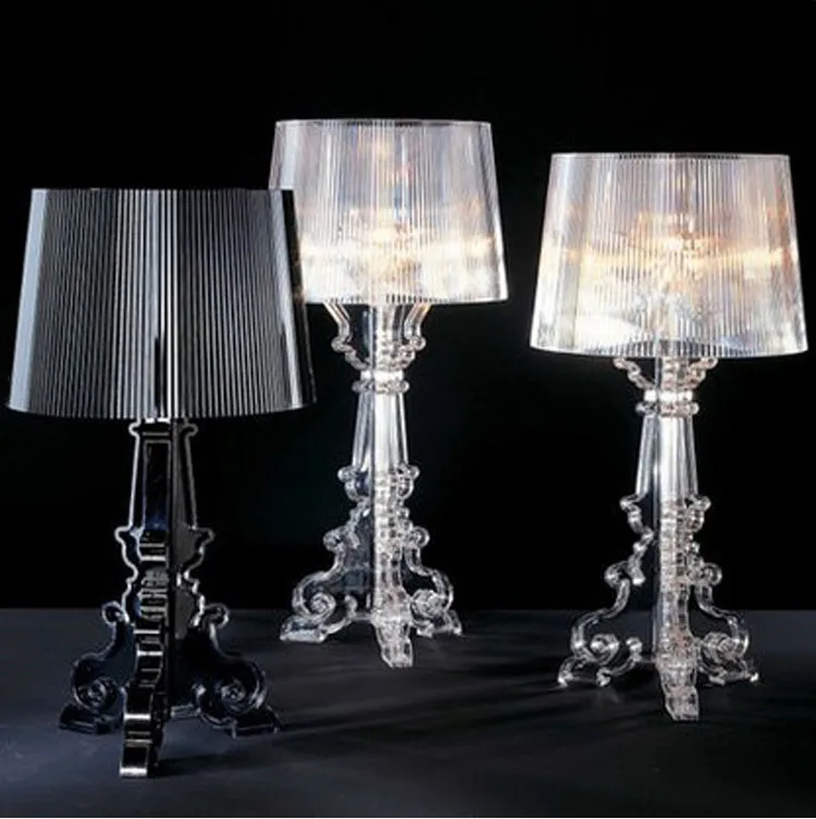 Acrylic Desk Lamp Creative Simplicity for Bedroom Study Room Personalized Decoration Baroque Ghosting Table Light Room Decor