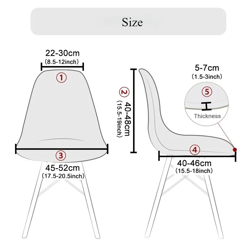 Funda de terciopelo para silla, cubierta elástica de Color sólido, redonda, nórdica, para asiento de comedor, hogar, Hotel, fiesta, banquete, 2024